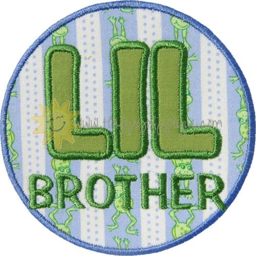 Lil Brother Applique Design