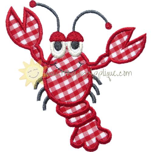 Lobster Applique Design