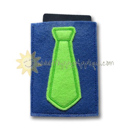 Necktie Gift Card Applique Design