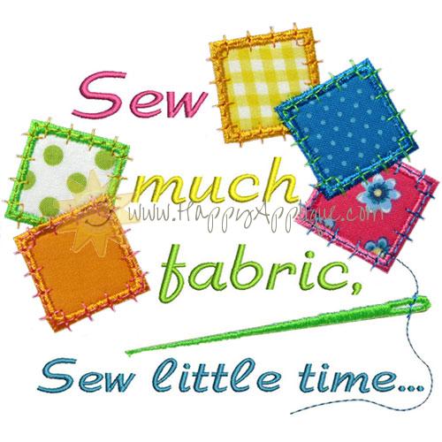 Sew Much Fabric Applique Design