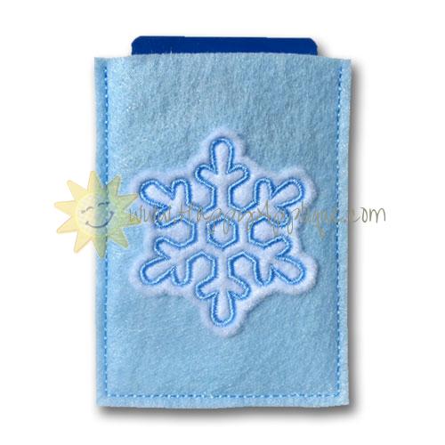 Snowflake Gift Card Applique Design