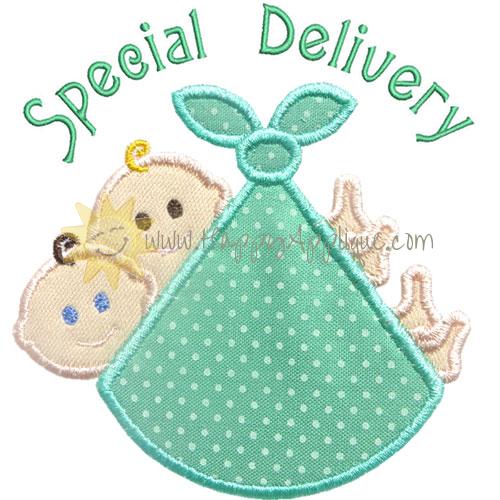 Special Delivery Twins Applique Design