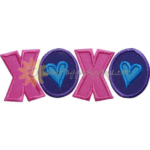 Valentine XOXO Applique Design